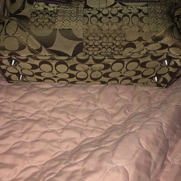 Plum coach purse - Picture 2 of 5